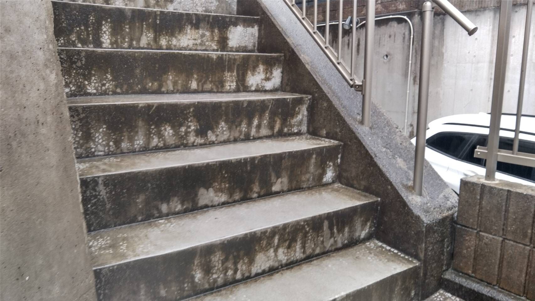 階段施工前